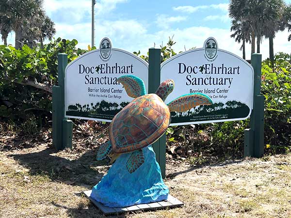 Barrier Island Santuary Sign