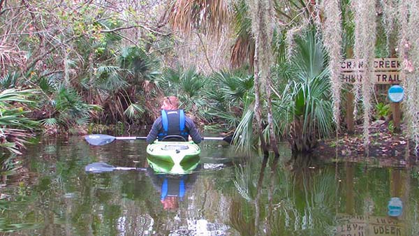 Crane Creek Kayaker