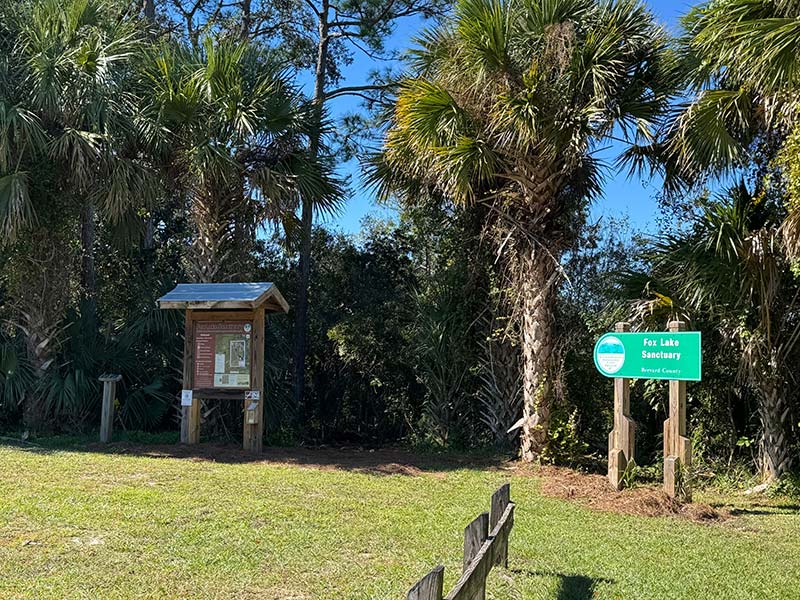 Fox Lake Sanctuary Sign