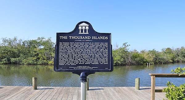The Thousand Islands Plaque