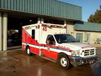 Ambulance in front of Station 45