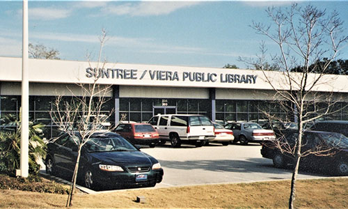 Previous Suntree Viera Library location entrance. 