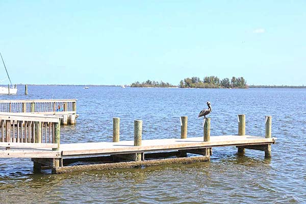 Dock Dock on river