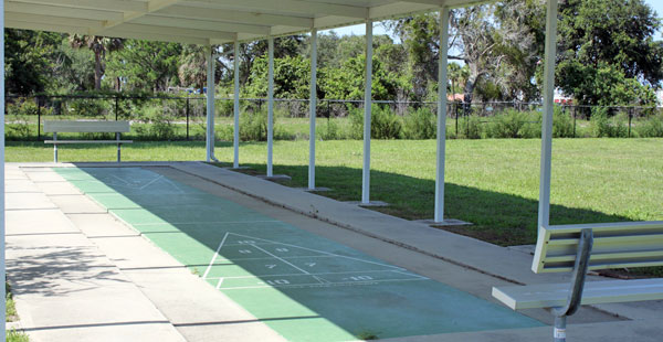 shuffle board court