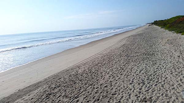 Empty beach