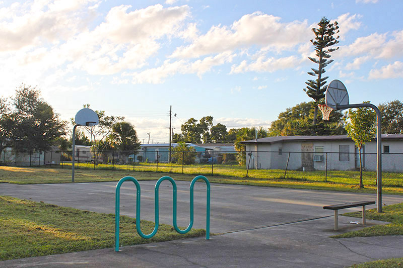 Outdoor Basketball Court