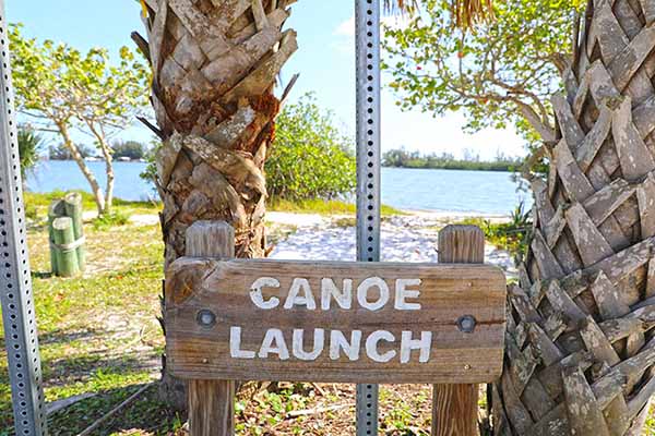 Canoe Launch sign