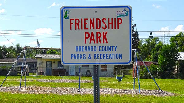 Friendship Park Sign