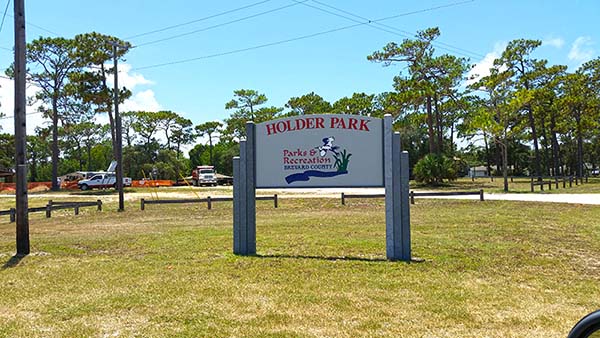 Holder Park Sign Holder Park Sign