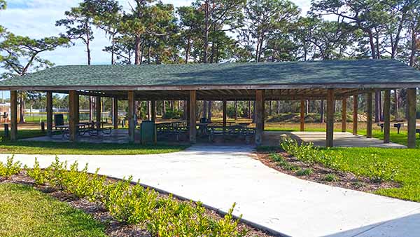 Pavilion Large Pavilion with tables