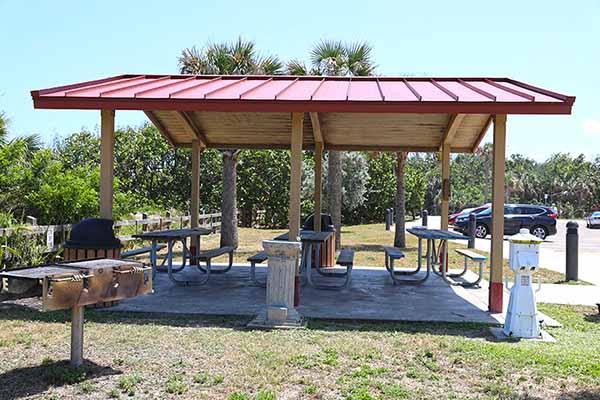 Covered Tables and Grill