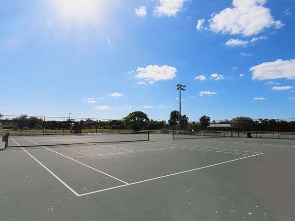 Tennis courts