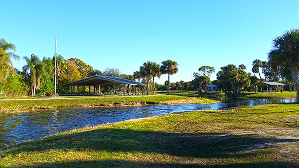 Large waterfront pavilion