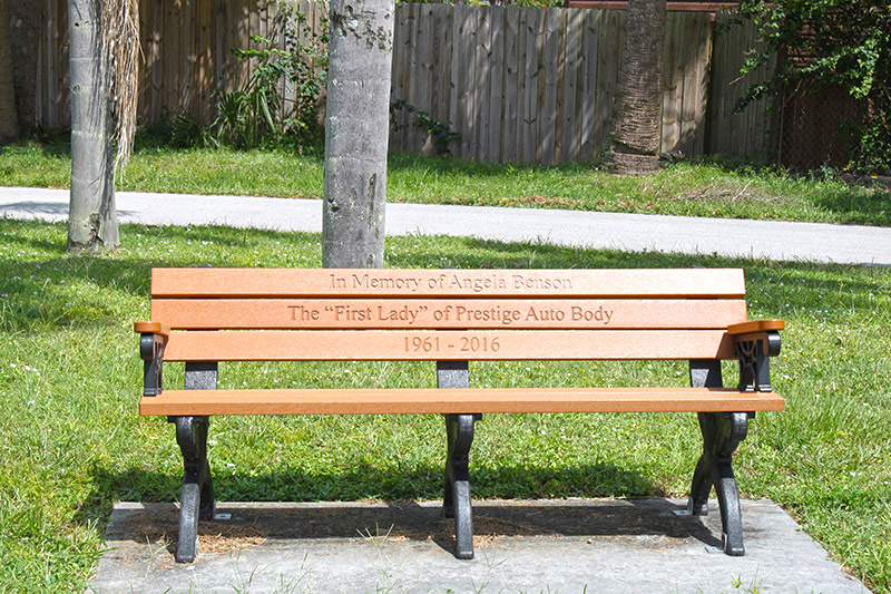 Memorial bench