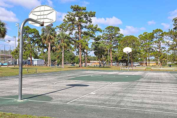 Outdoor Basketball Court