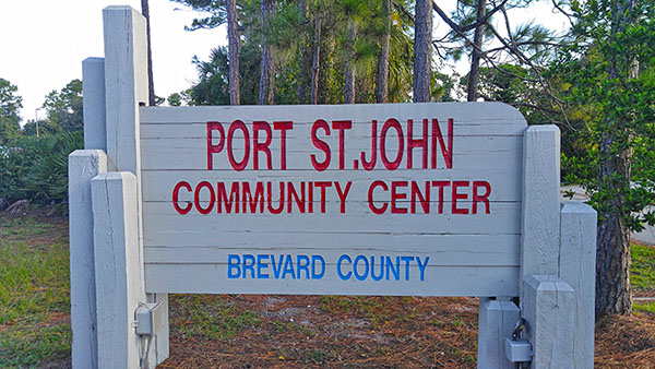 Port Saint John Community Center Sign