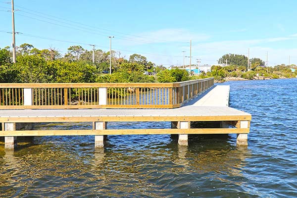 Dock Dock on river