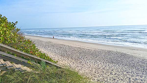 Steps to beach