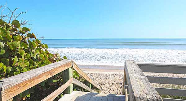 Stairs to beach