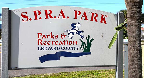 S P R A Park Sign