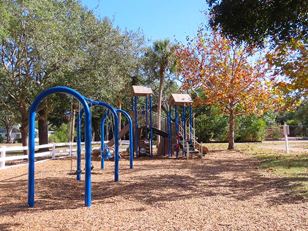 Playground swings