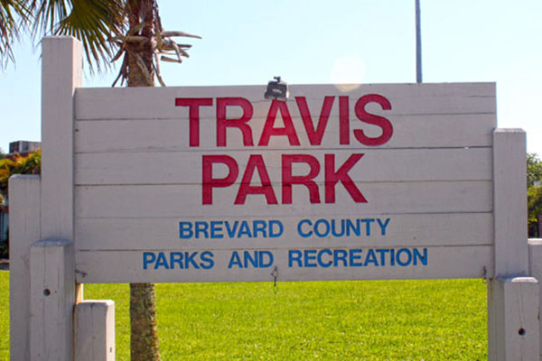 Travis Park Sign