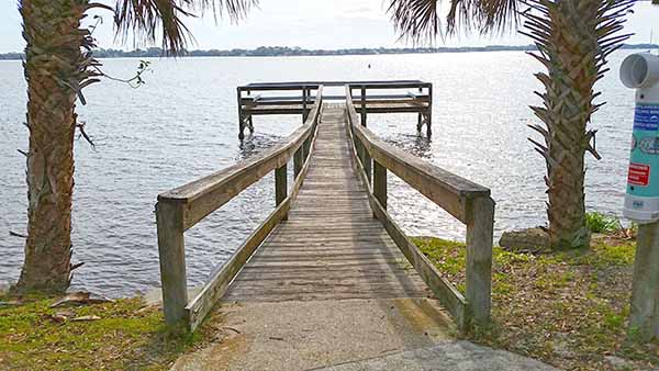 Walkway to dock