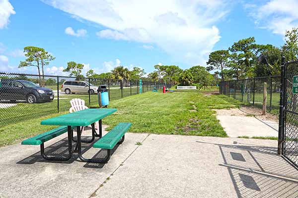 Dog Park and picnic table Dog Park and picnic table