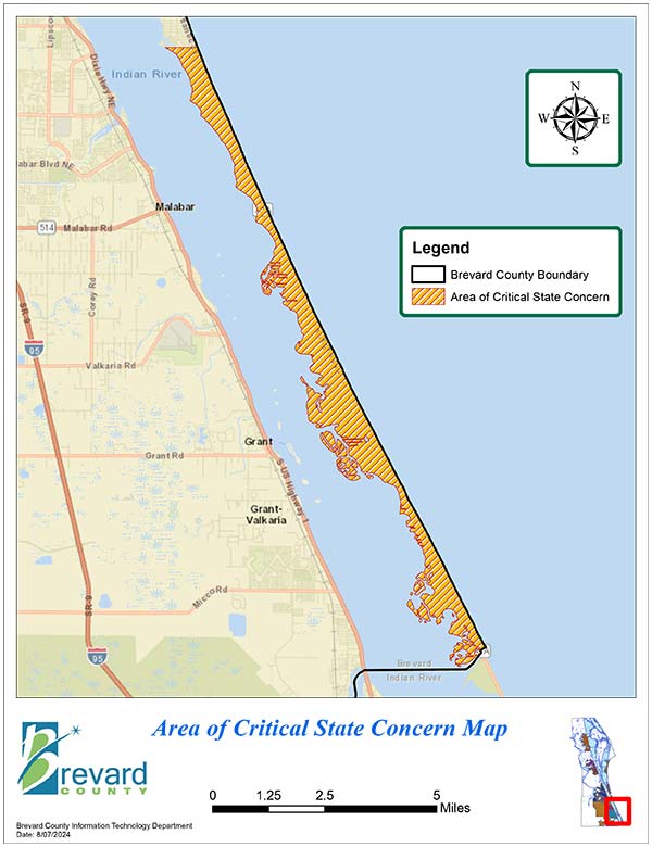 Map - Area Critical State Concern