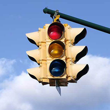 Traffic light.