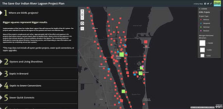Screenshot of Plan Project Story Map. Click link for details.