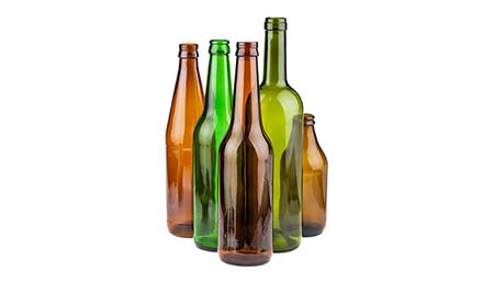 Beer and wine bottles