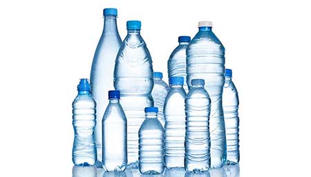 Plastic water bottles